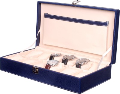 Fico Arto-2 Watch Box(Blue, Holds 12 Watches)   Watches  (Fico)