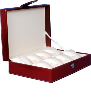 Fico Watch Box(Maroon, Holds 8 Watches)   Watches  (Fico)