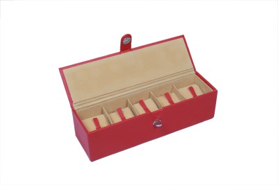 Y Store YWB15FRD Watch Box(Red, Holds 5 Watches)   Watches  (Y Store)