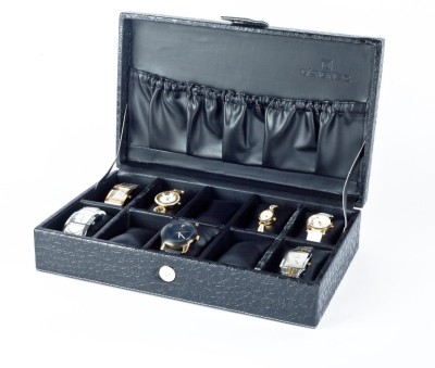D'signer Watch Box(Black, Holds 10 Watches)   Watches  (D'signer)