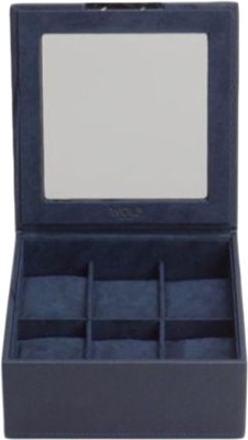 WOLF 3096.17 Watch Box(Navy, Holds 6 Watches)   Watches  (Wolf)