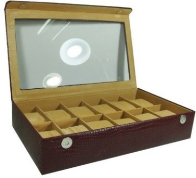Valley Brand Protection Cases Watch Box(Cherry, Holds 12 Watches)   Watches  (Valley)