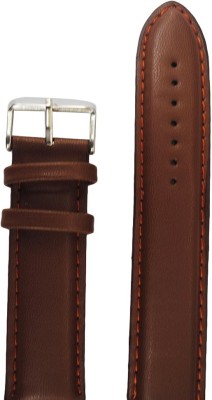 Hills n Miles Black Leather Straps 22 mm Leather Watch Strap(Brown)   Watches  (Hills N Miles)