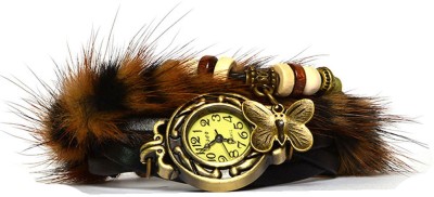 Pourni Fur1200 22 mm Leather Watch Strap(antique)   Watches  (Pourni)