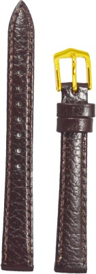 Kolet Ladies Dotted 10MR 10 mm Leather Watch Strap(Maroon)   Watches  (Kolet)