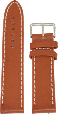 

Kolet Plain T 20 mm Leather Watch Strap(Tan)
