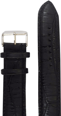 View Tizoto Tzosm 104 Black 22 mm Leather Watch Strap(Black) Wrist Watches Price Online(Tizoto)