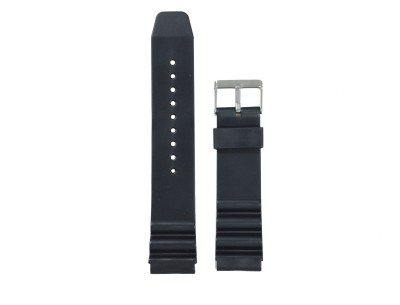 Kolet Tyre 22 mm PVC Watch Strap(Black)   Watches  (Kolet)