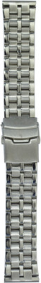 

Kolet Two Tone 22 mm Steel Watch Strap(Silver)