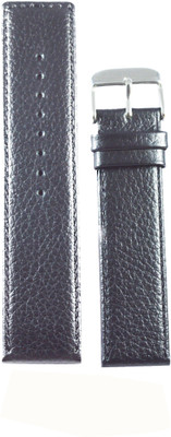 

Kolet Dotted Parallel 20 mm Leather Watch Strap(Black)