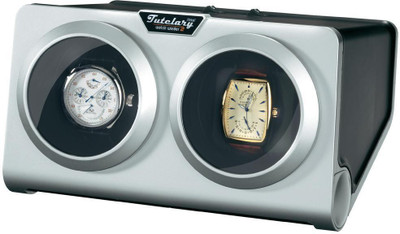 

Time Tutelary Watch Cases Automatic 2 Watch Winder(Black, Silver)