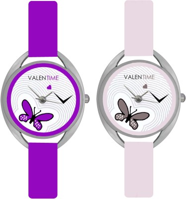 Valentime Branded New Latest Designer Deal Colorfull Stylish Girl Ladies31 44 Feb LOVE Couple Analog Watch  - For Girls   Watches  (Valentime)