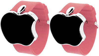 

STOP2SHOP Metallic Apple Shape Touch Screen LED Watch - For Boys