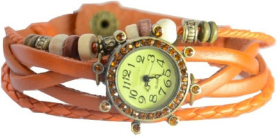 

zDelhi.com ZO1 Vintage Bracelet Leather Watch - For Women