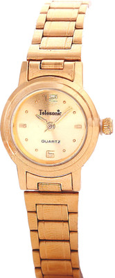 

Telesonic 38RGFLW-01 GOLD Golden Era Watch - For Women