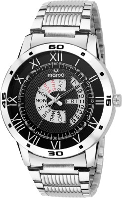 Marco DAY N DATE MR-GR3017-BLACK-CH ELITE CLASS Analog Watch  - For Men   Watches  (Marco)