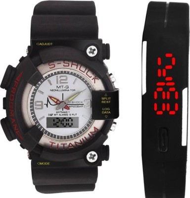 S Shock SF -101+led watch Analog-Digital Watch  - For Boys   Watches  (S Shock)