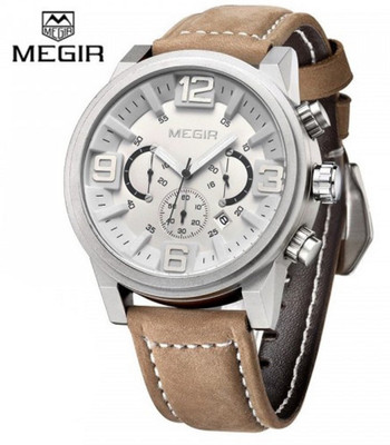 

Megir Gmarks-3010-White Dial Sports Watch - For Men