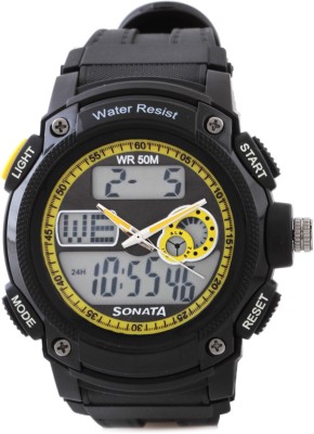 Sonata NH7989PP02J Ocean Analog-Digital Watch  - For Men   Watches  (Sonata)