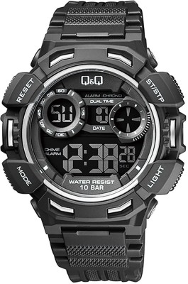 Q&Q M148-003Y 1/100S CHRONO Digital Watch  - For Men   Watches  (Q&Q)