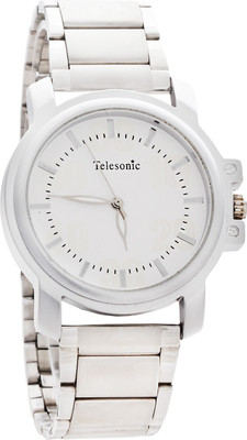 

Telesonic GCS08-WHITE Platinum Time Watch - For Men