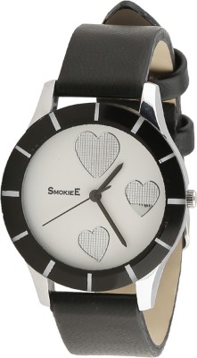 The Smokiee Roma Black Leather -10-01L Watch  - For Girls   Watches  (The Smokiee)