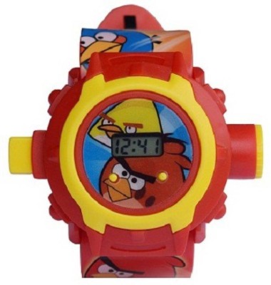 Starro Angry Birds Projector Digital Watch  - For Boys & Girls   Watches  (Starro)