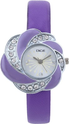 Dice FLRM-W087-6910 Flora Purple Analog Watch  - For Women   Watches  (Dice)