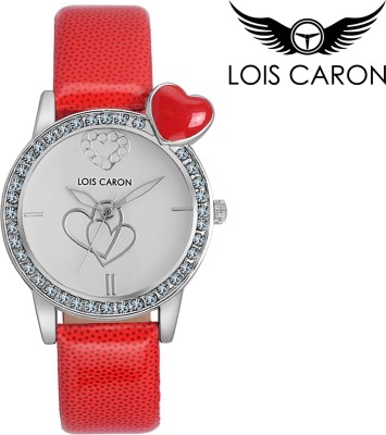 Lois Caron LCA-4521 RED HEART Watch  - For Women   Watches  (Lois Caron)
