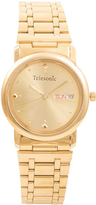 

Telesonic RGD-02 Shubham Gold Tone Watch - For Men