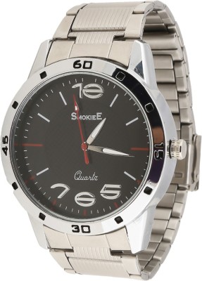 The Smokiee Swatch style chromo watch band silver tone stainless steel-0711 Watch  - For Men   Watches  (The Smokiee)