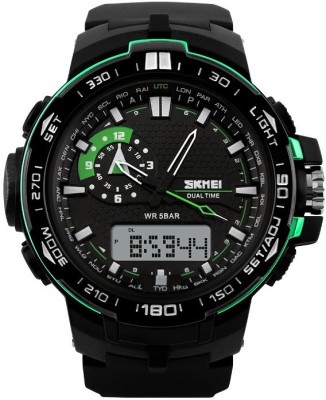 Skmei AJAD1081-BBU Lcd Analog-Digital Watch  - For Men   Watches  (Skmei)