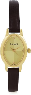 Sonata 8100YL02C Analog Watch  - For Women   Watches  (Sonata)