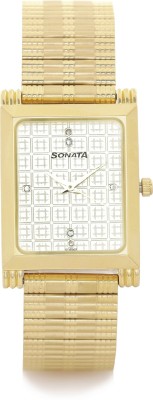 Sonata 77036YM02CJ Analog Watch  - For Men   Watches  (Sonata)
