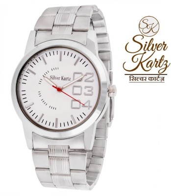 Silver Kartz WTMM-027 Analog Watch  - For Men   Watches  (Silver Kartz)