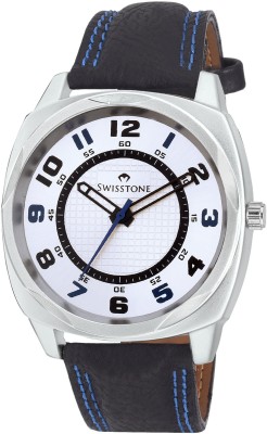 Swisstone FTREK027-WHT-BLK Analog Watch  - For Men   Watches  (Swisstone)