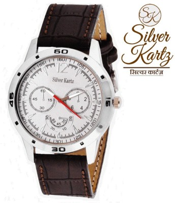 Silver Kartz WTMM-031 Analog Watch  - For Men   Watches  (Silver Kartz)
