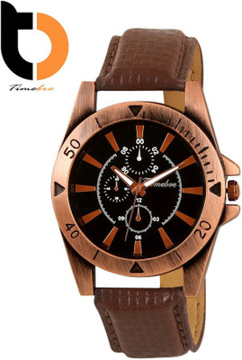 View Timebre GXBLK337 Vogue Analog Watch  - For Men Wrist Watches Price Online(Timebre)