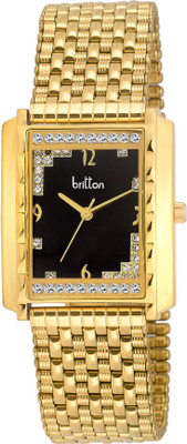 

BRITTON Gold-BR-GSQ001-BLK-GLD Watch - For Men
