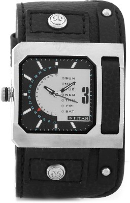 Titan NE1607SL02 Purple Analog Watch  - For Men   Watches  (Titan)