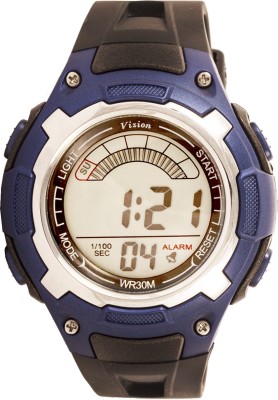 Vizion 8009027B-2BLUE Sports Series Digital Watch  - For Men   Watches  (Vizion)