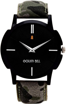Golden Bell GB-683BlkDGreyStrap Analog Watch  - For Men   Watches  (Golden Bell)