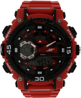 SF by Sonata Xtreme Gear Black Dial Analog-Digital Watch for Men-NF77070PP02J Analog-Digital Watch  - For Boys   Watches  (SF)