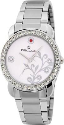 Decode LR Jewels 401 silver Analog Watch  - For Women   Watches  (Decode)