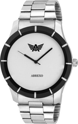 Abrexo Abx-4160WHTSLV Stylish Watch  - For Men   Watches  (Abrexo)