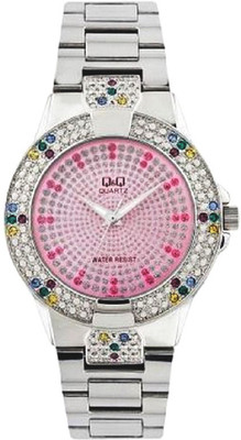 

Q&Q Q769J212Y Sparkling Stone Watch - For Women