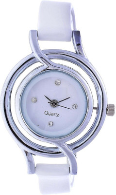 SPINOZA S09P69 round white fancy stylish Watch - For Girls