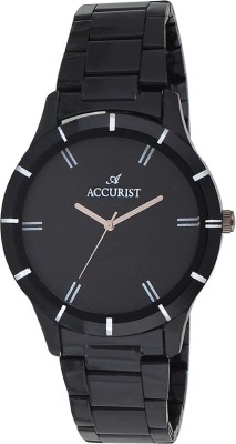 Accurist ACLW019 Black Elegant Stainless Steel Analog Watch  - For Men   Watches  (Accurist)