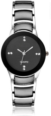 SPINOZA iik black silver stylish watch for girls Analog Watch  - For Women   Watches  (SPINOZA)