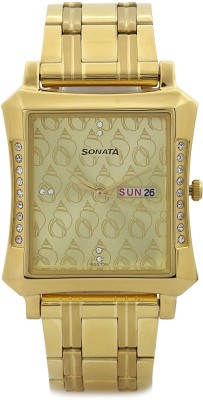Sonata 7106YM02 Sona Sitara Analog Watch  - For Men   Watches  (Sonata)